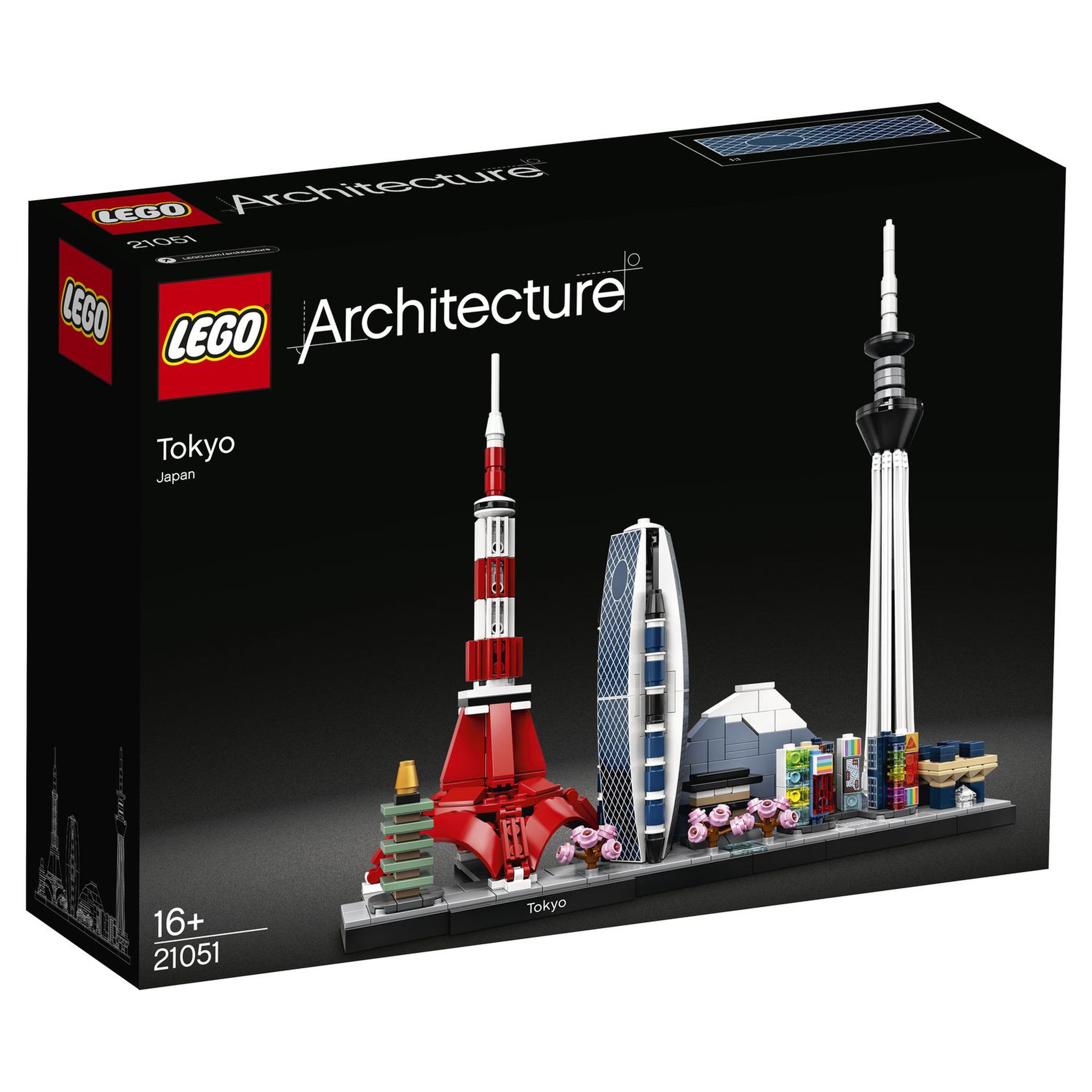 Voir la diapositive 3 : LEGO LEGO Architecture 21051 Tokyo, Ensemble de Construction pour Adultes