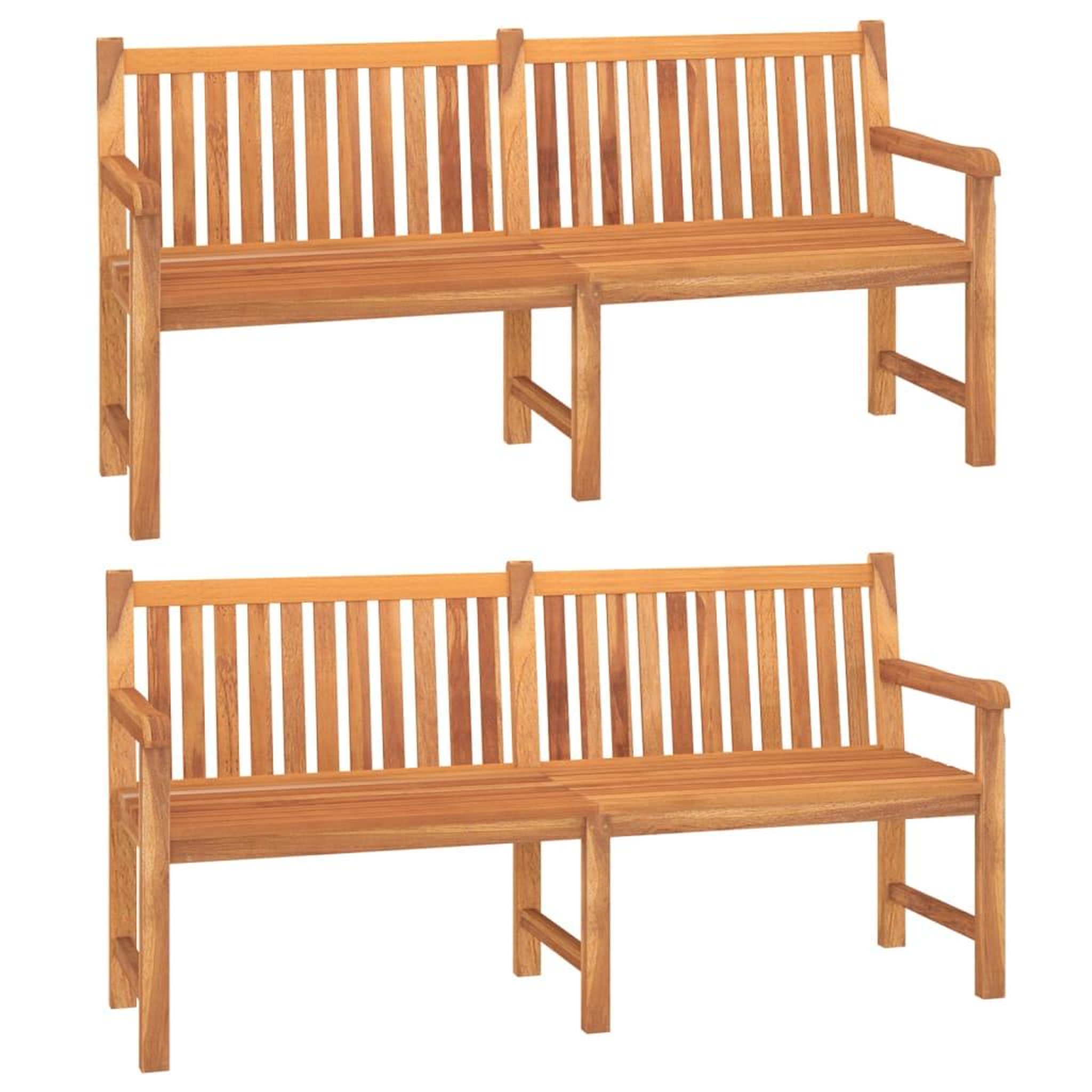 Voir la diapositive 4 : VIDAXL Ensemble a manger de jardin 3 pcs Bois de teck massif
