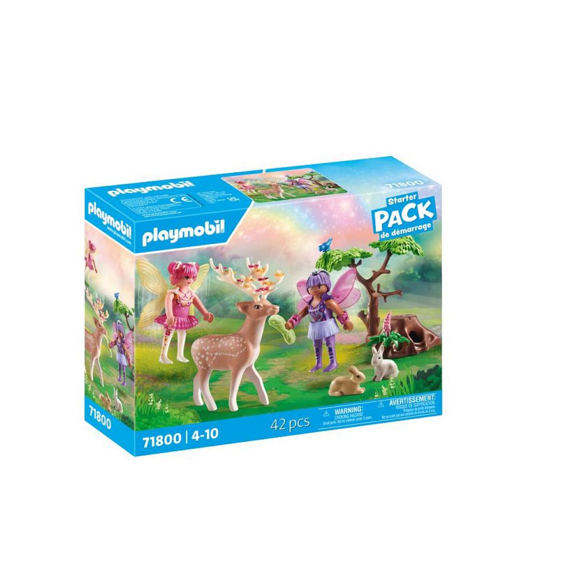 Playmobil 9447 Fées De L'Hiver – Set 2 Personnages Avec Ailes Transparentes & Accessoires, Jouet Magique Pour Enfants Dès 4 Ans
