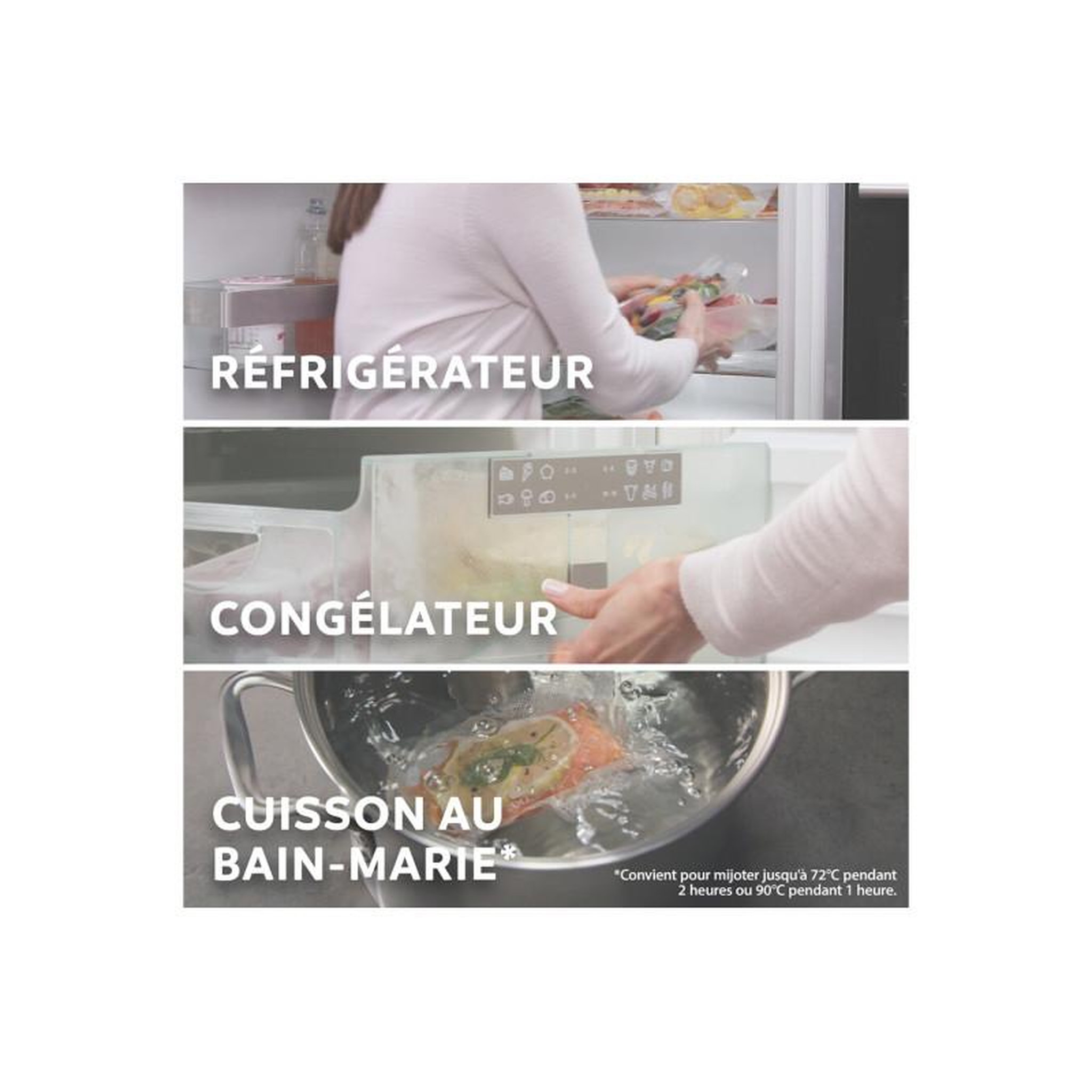 Voir la diapositive 5 : FOODSAVER Sac sous vide fsbe4802x01 35 sacs 0.94l