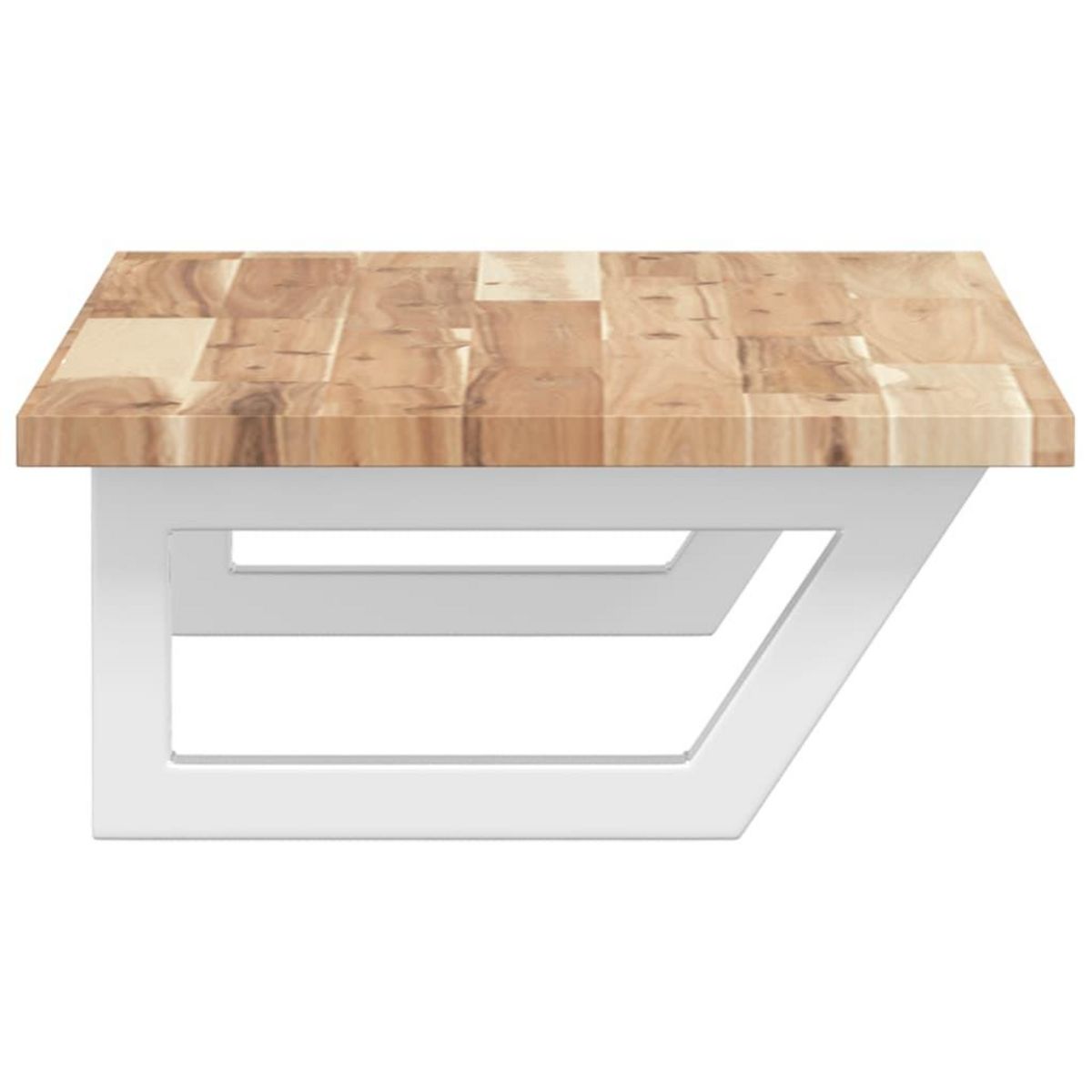 VIDAXL Etagere de vasque murale acier et bois massif d'acacia