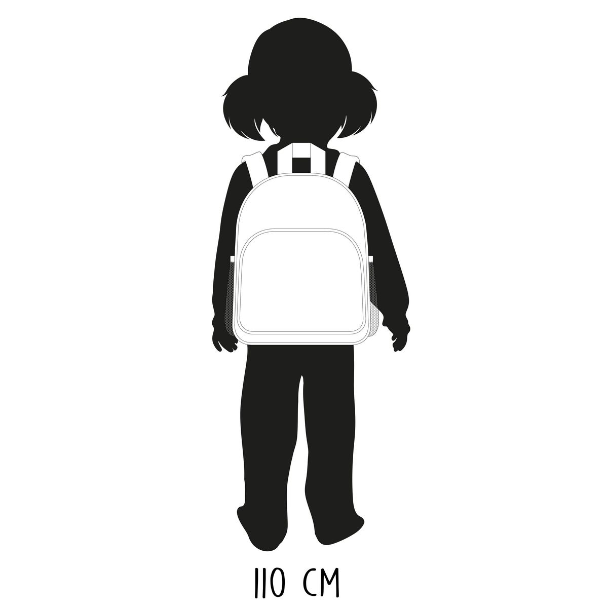 Sac maternelle rose avec prochette avant Peppa Pig