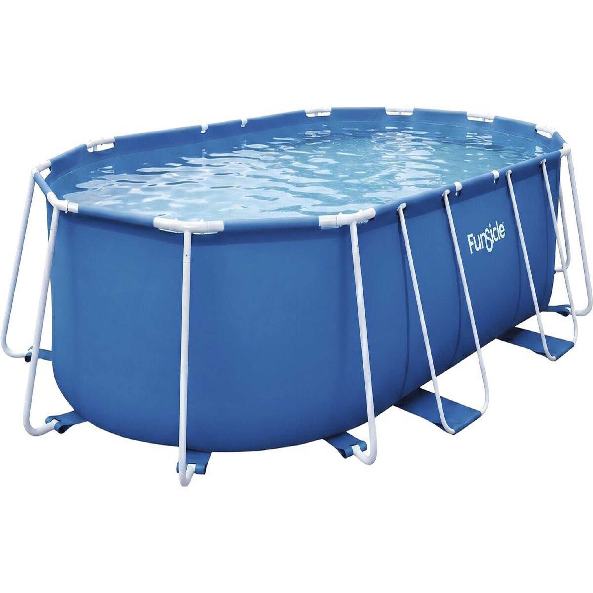 Habitat et Jardin Piscine tubulaire ovale  tina  - 4,88 x 3,05 x 1,07 m