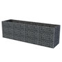 Voir la diapositive 3 : VIDAXL Lit sureleve a gabion Acier 360x90x100 cm