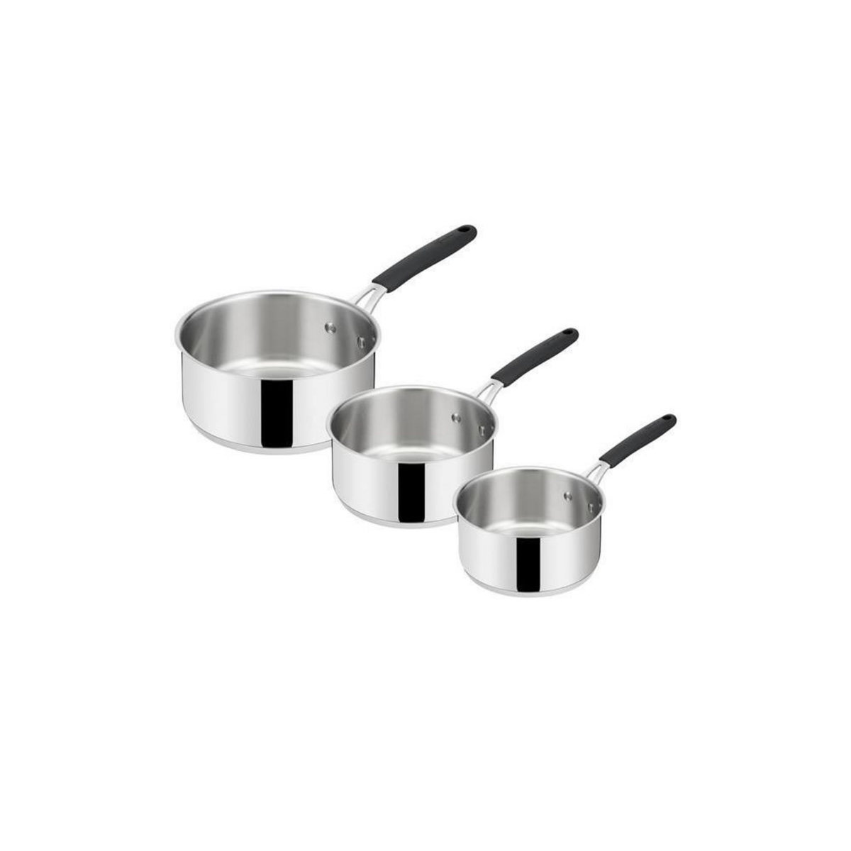 Lagostina Série de 3 casseroles inox 16/18/20cm - 12896600003