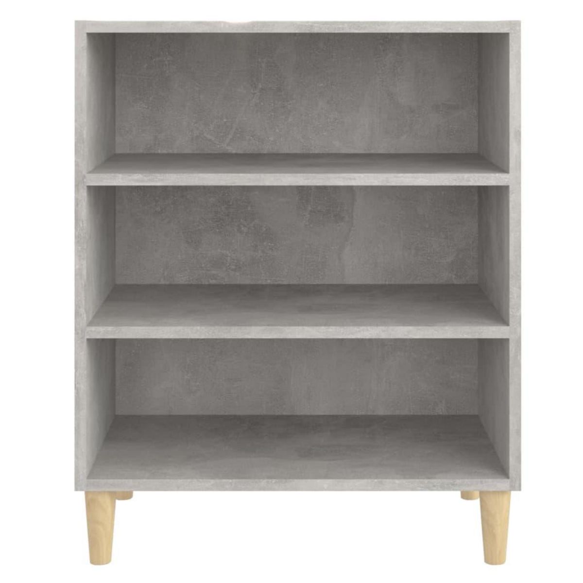VIDAXL Buffet gris beton 57x35x70 cm bois d'ingenierie
