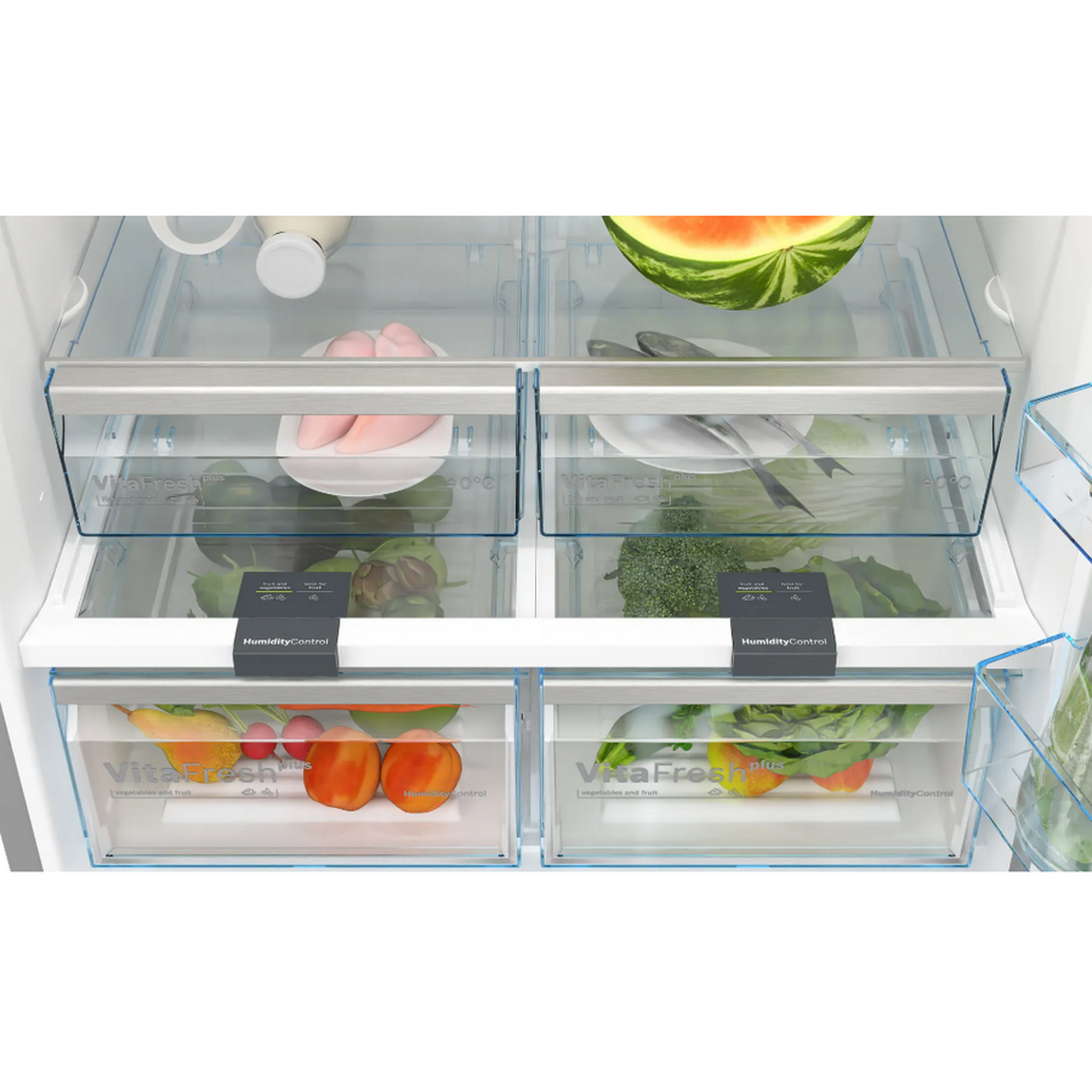 Voir la diapositive 6 : BOSCH Réfrigérateur combiné 86cm 631l nofrost inox - KGN86VIEA