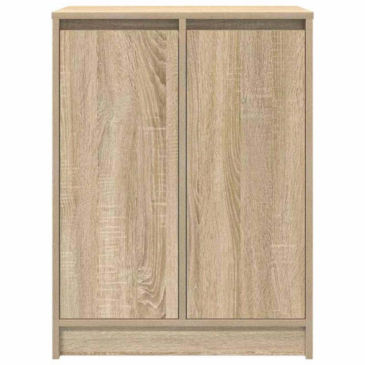VIDAXL Armoire à chaussures chêne sonoma 57x34x76 cm bois d ingénierie