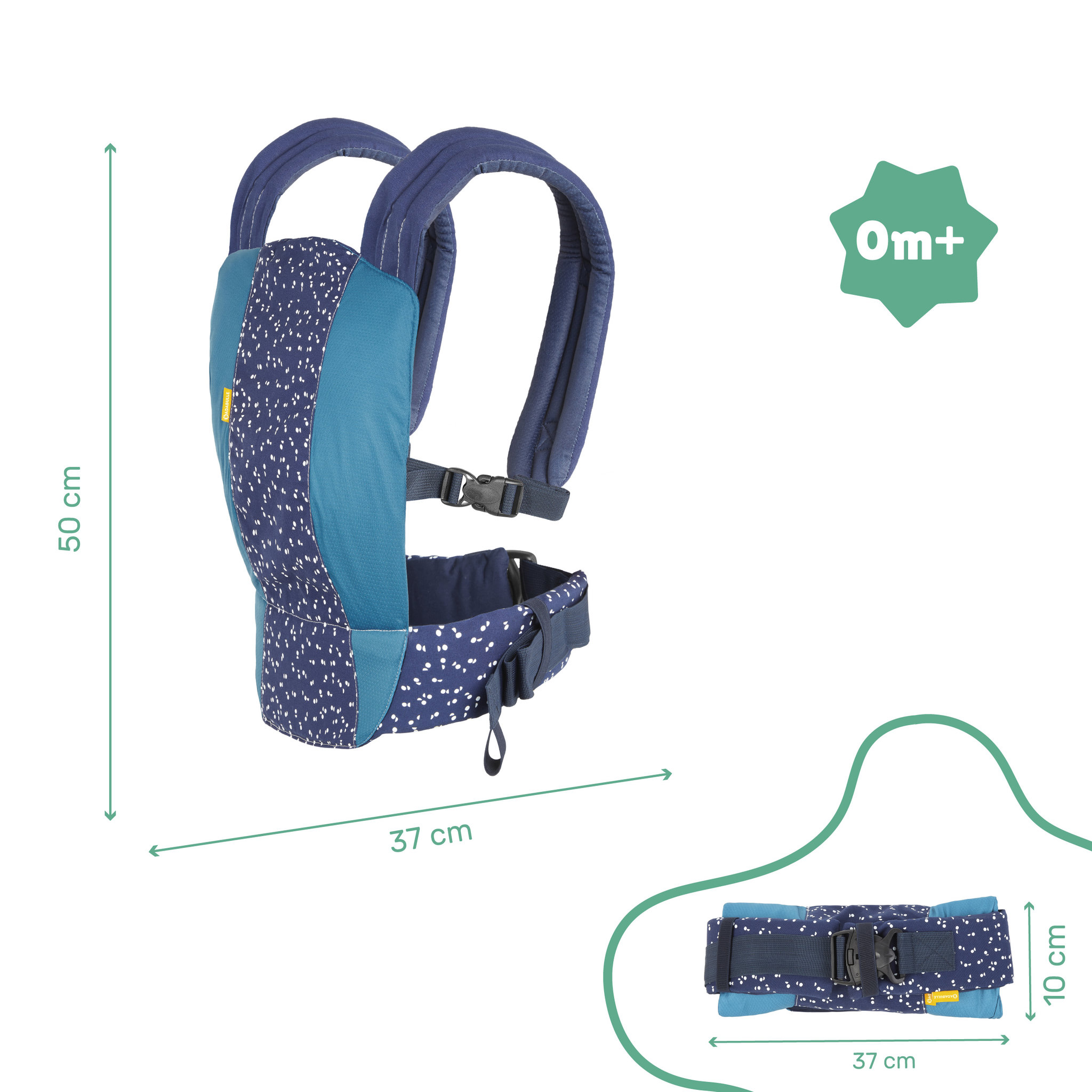 Voir la diapositive 2 : BADABULLE Porte-bébé physiologique easy&go 