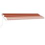Voir la diapositive 4 : VIDAXL Auvent automatique sur pied 600x300 cm Orange/marron