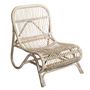 Voir la diapositive 2 : ATMOSPHERA Fauteuil en rotin BOHEME  L. 54 x l. 84 x H. 75 cm