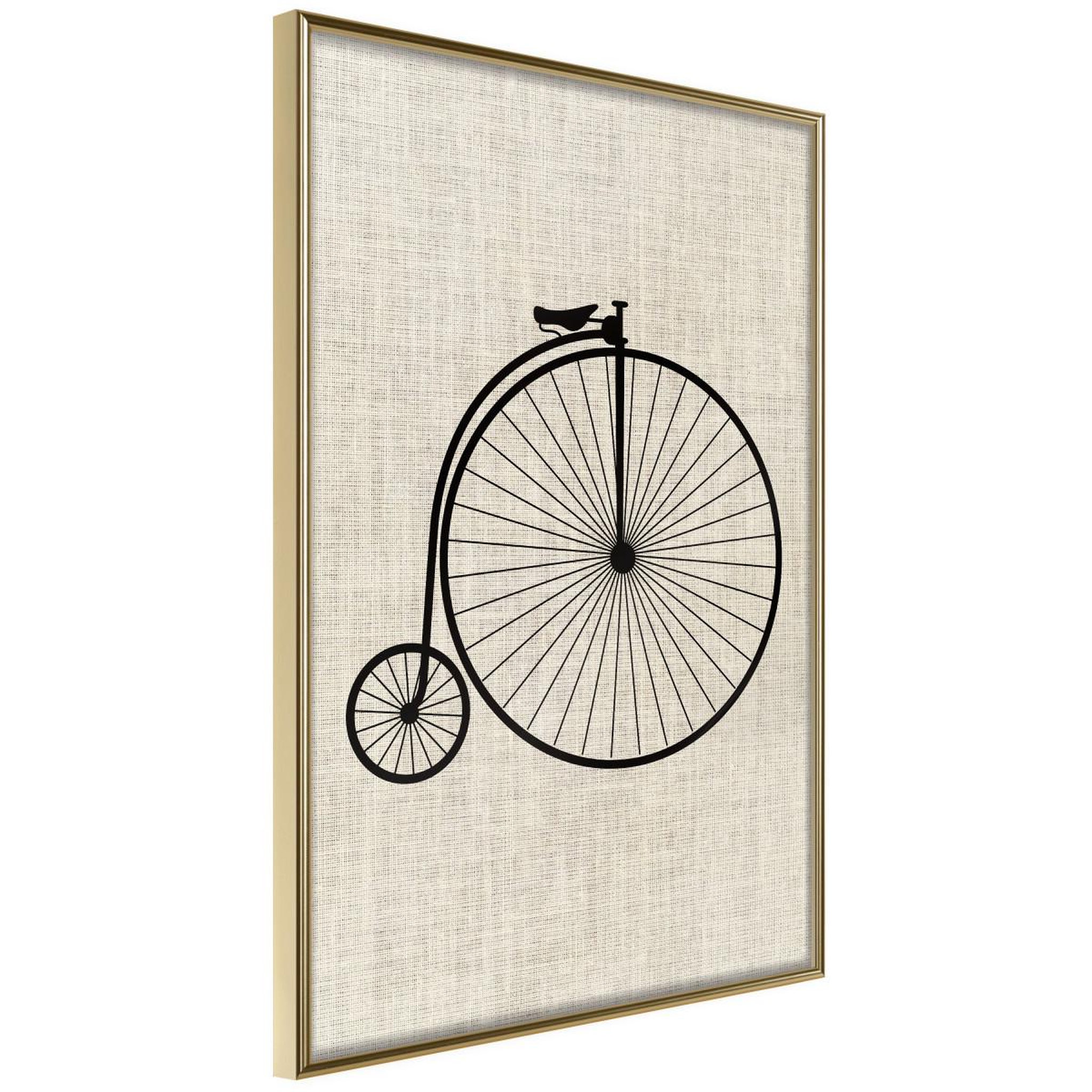 Paris Prix Affiche Murale Encadrée  Penny-Farthing