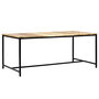 Voir la diapositive 3 : VIDAXL Table a manger 180x90x75 cm Bois de manguier massif brut