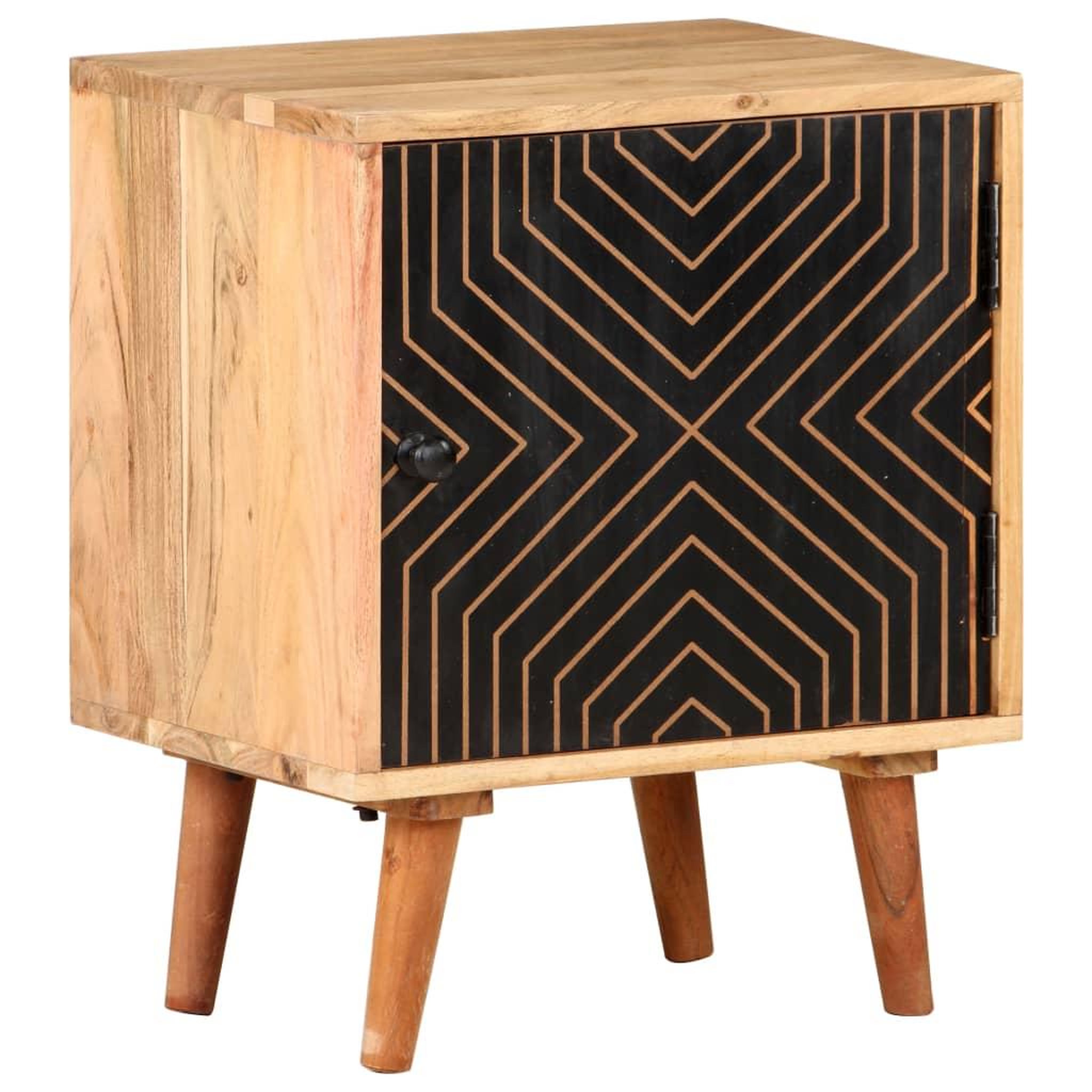 Voir la diapositive 1 : VIDAXL Table de chevet 40x30x50 cm bois d'acacia massif