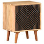 Voir la diapositive 1 : VIDAXL Table de chevet 40x30x50 cm Bois d'acacia massif
