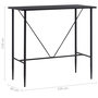 Voir la diapositive 6 : VIDAXL Ensemble de bar 5 pcs Tissu Noir