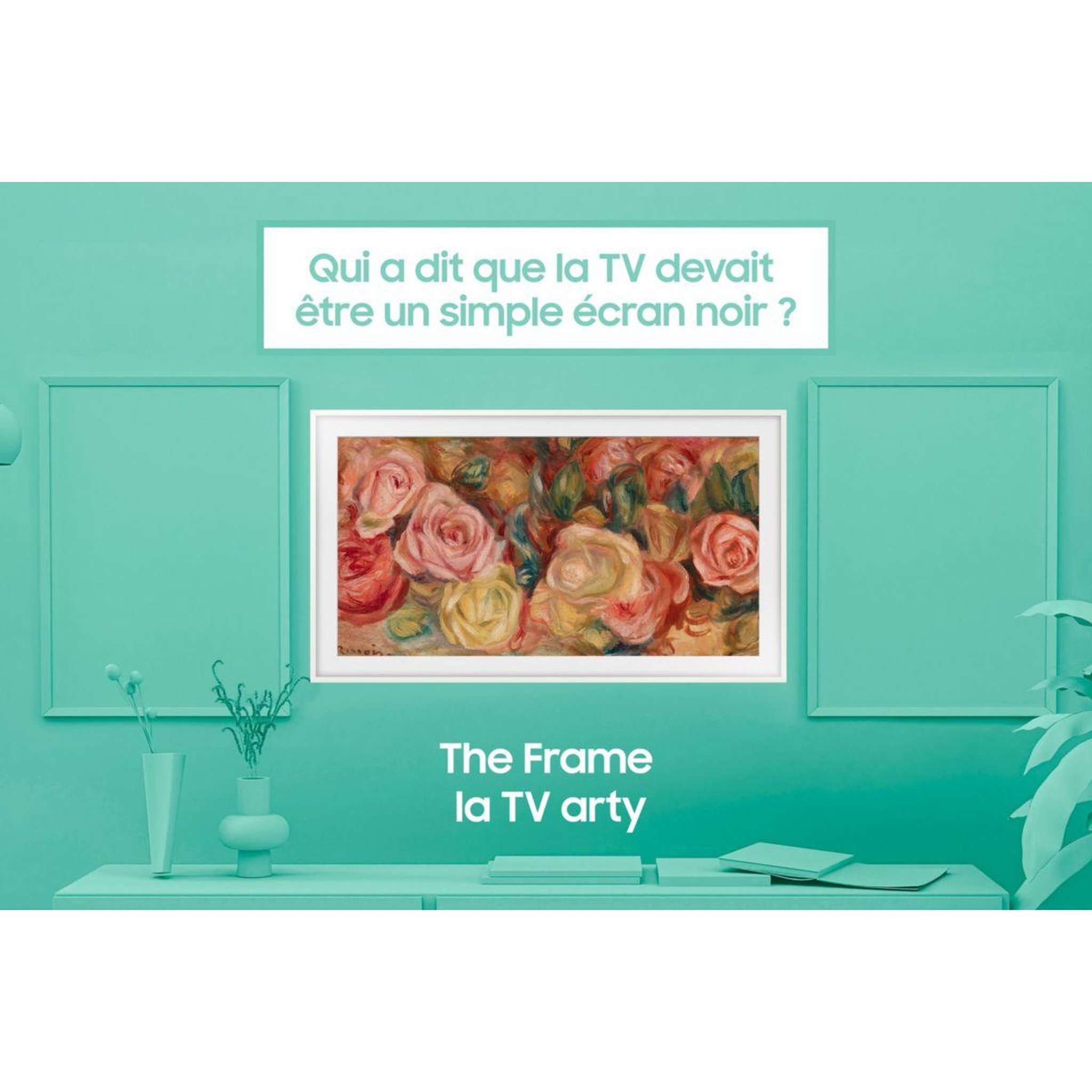 Voir la diapositive 2 : Samsung TV QLED The Frame TQ65LS03D 2024