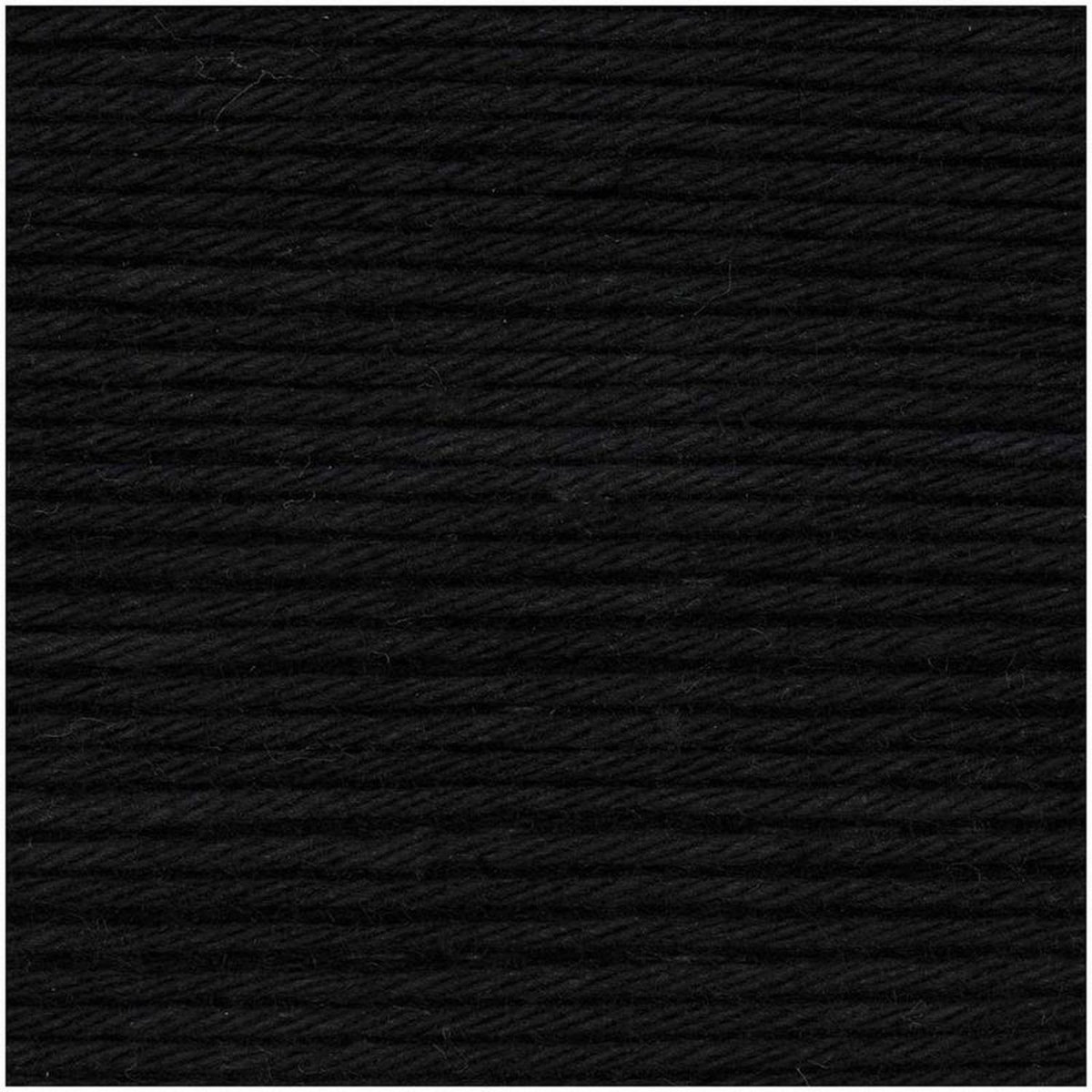 RICO DESIGN 2 pelotes de coton 57,5 m - Noir