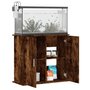 Voir la diapositive 3 : VIDAXL Support pour aquarium chêne fumé 81x36x73 cm bois d ingénierie