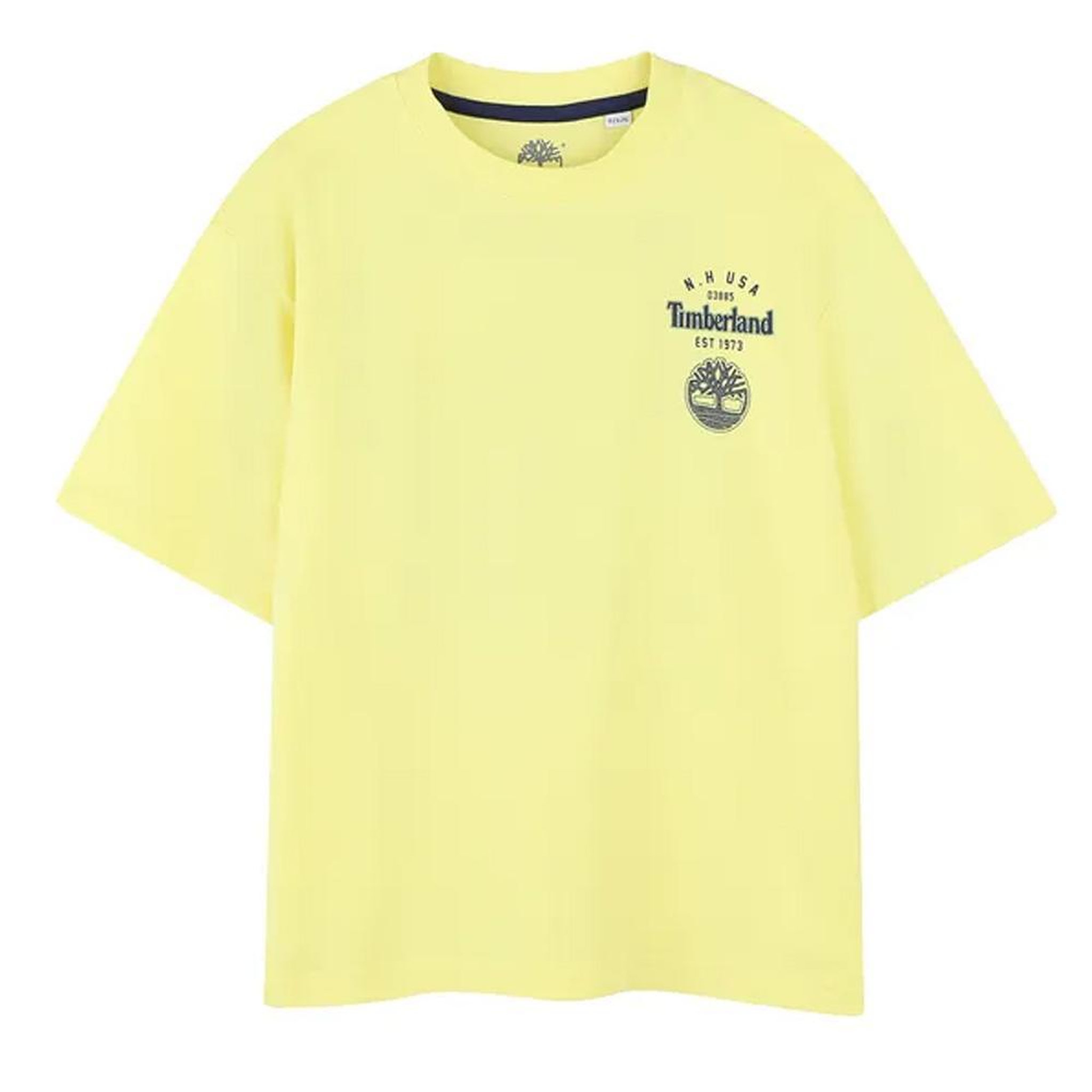 TIMBERLAND T-shirt jaune garçon timberland t60429 yellow. Coloris disponibles : Jaune