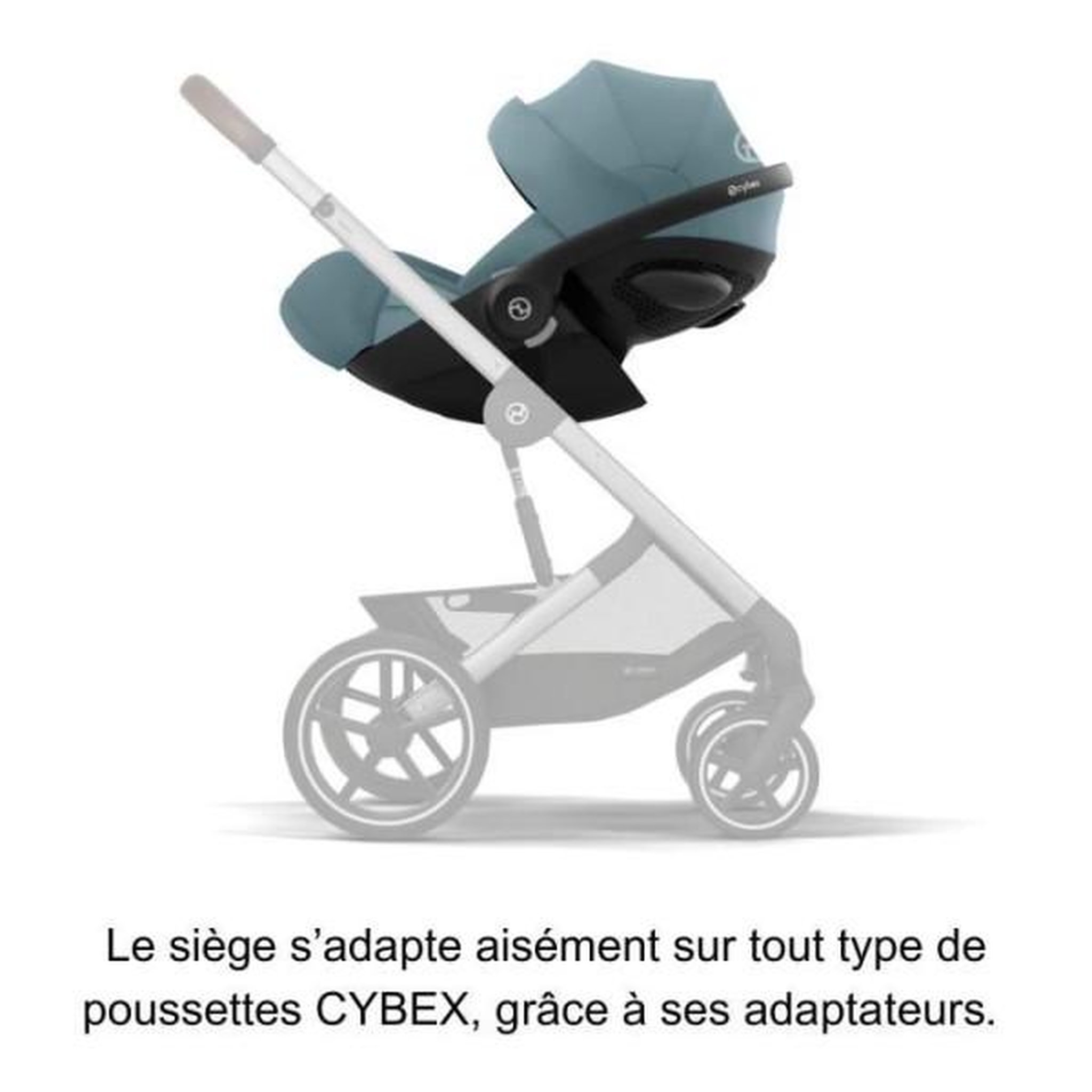 Voir la diapositive 4 : CYBEX Siege Auto  bébé Cloud G i-Size Plus - Stormy Blue - CYBEX