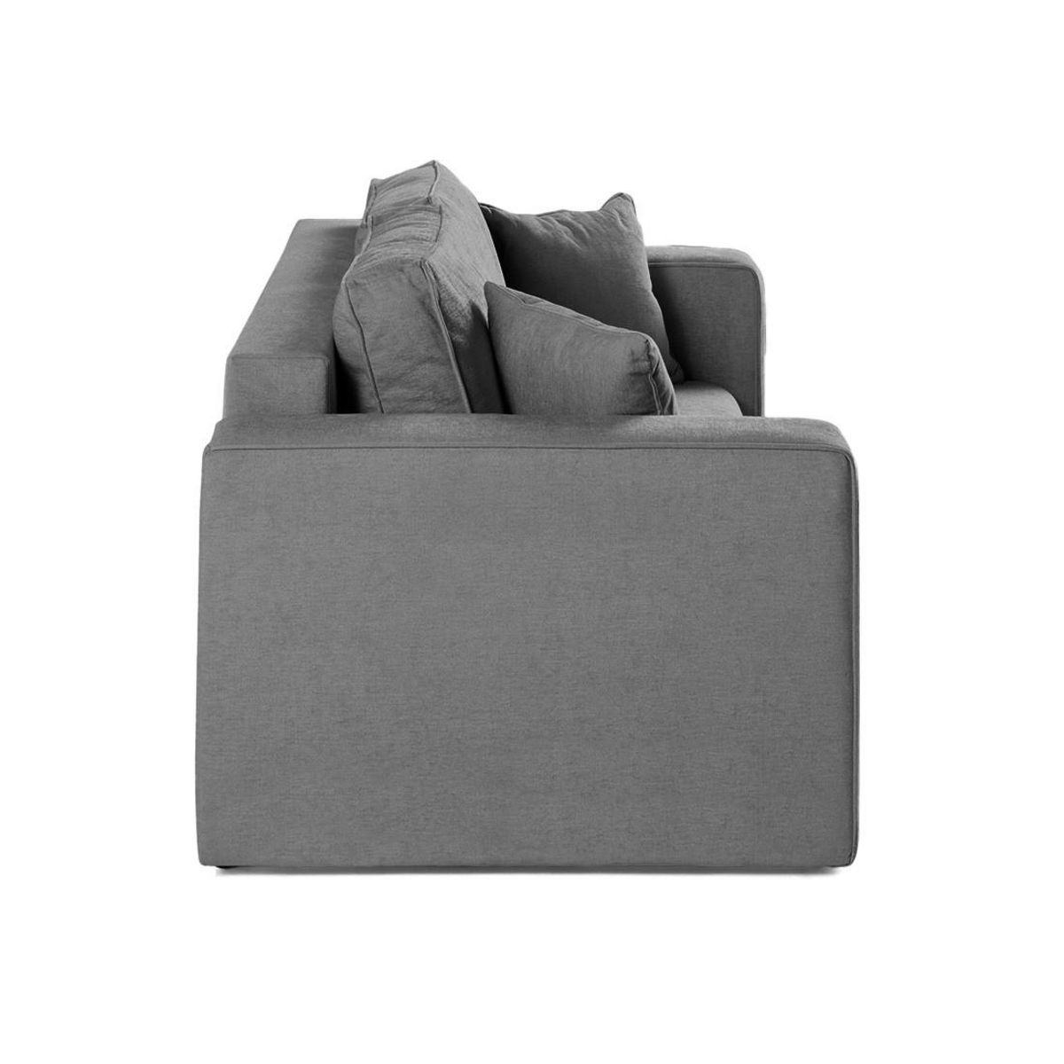 BEST MOBILIER Topaze - canapé droit 2 places - en tissu