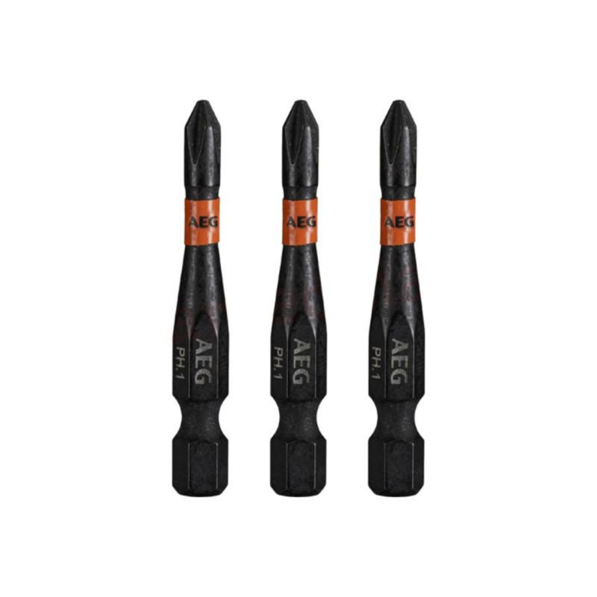 AEG Embouts de vissage balistiques renforcés AEG - 50 mm - 3 pcs - PH2