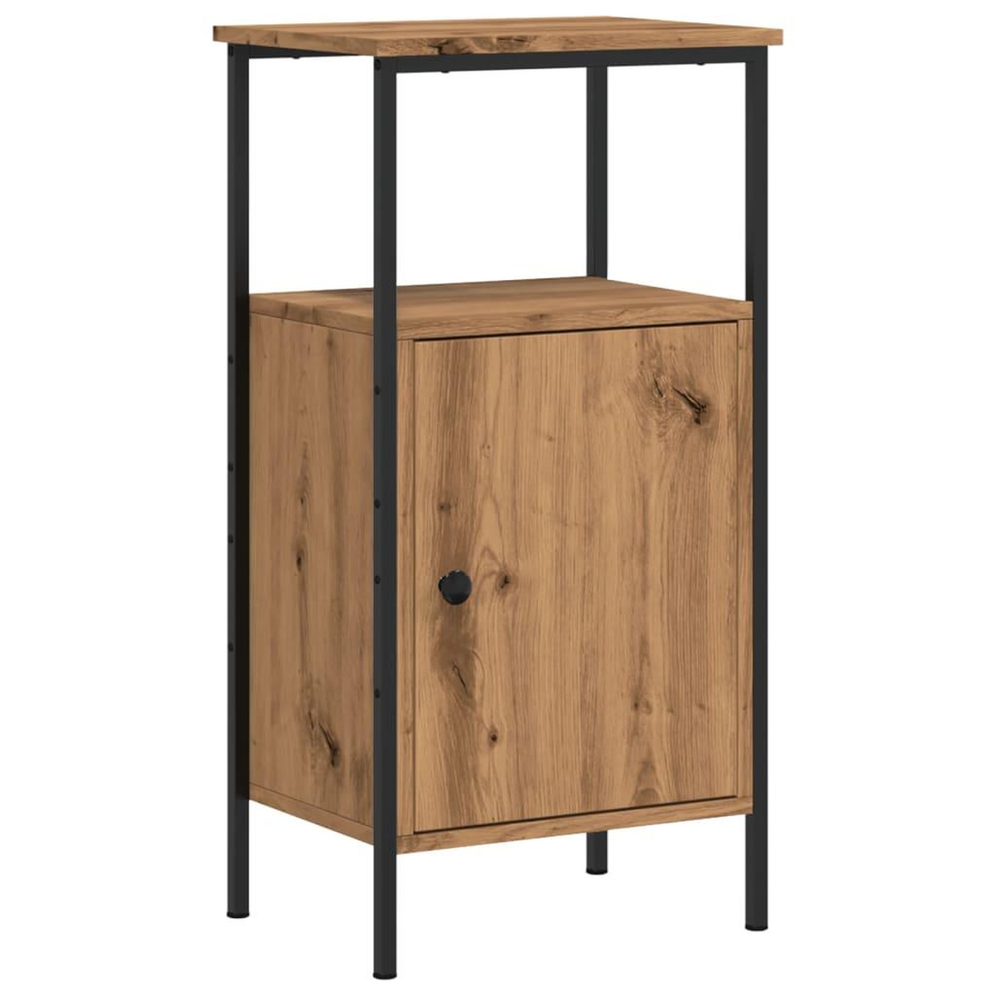 Voir la diapositive 2 : VIDAXL Table de chevet chene artisanal 41x31x80 cm bois d'ingenierie