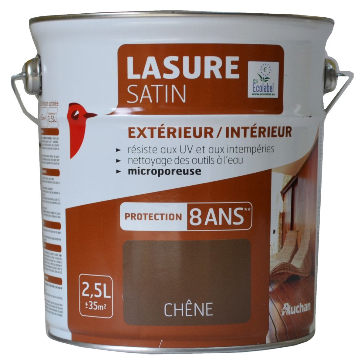 AUCHAN Lasure très longue durée Chêne
