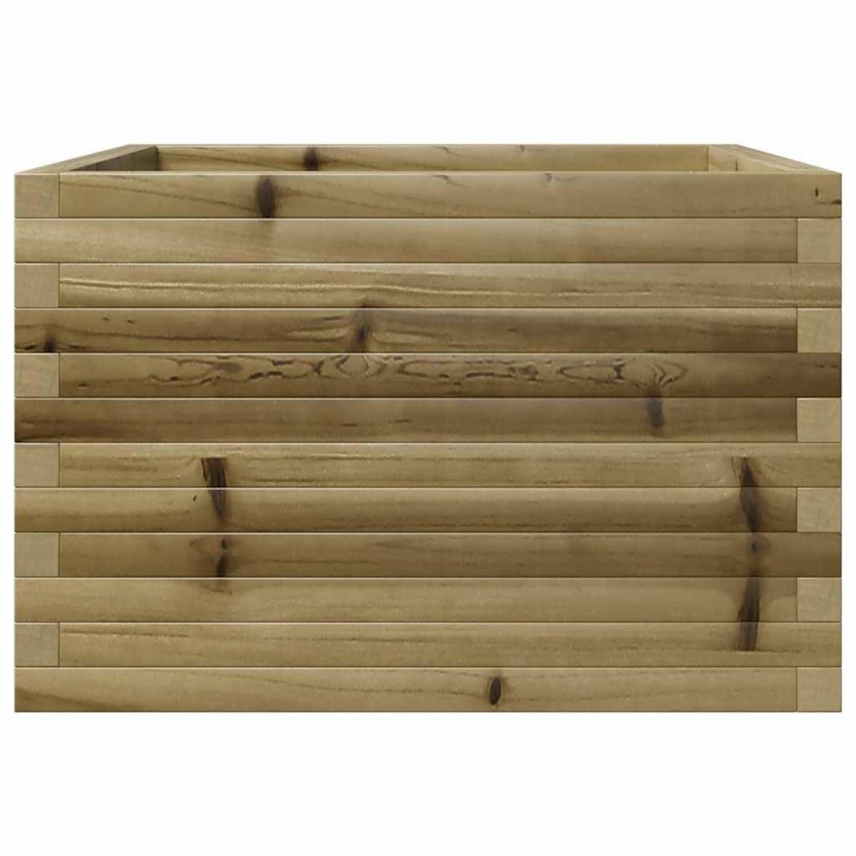 VIDAXL Jardiniere 70x70x46 cm bois de pin impregne