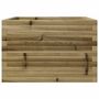 Voir la diapositive 5 : VIDAXL Jardiniere 70x70x46 cm bois de pin impregne