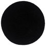 Voir la diapositive 2 : VIDAXL Napperons 4 pcs Noir Plain 38 cm Rond Coton