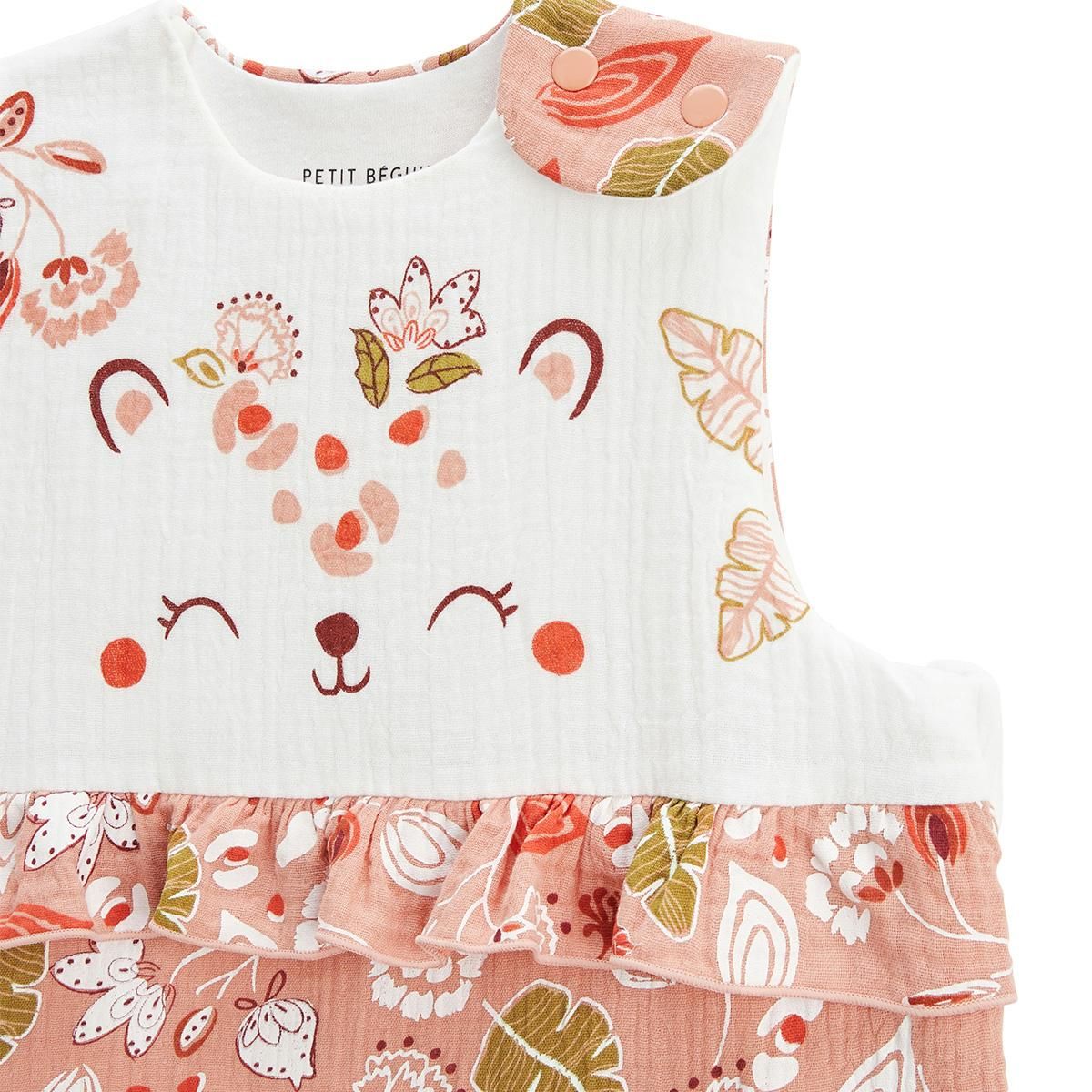 Petit Béguin Gigoteuse d'été en gaze de coton Mindanao