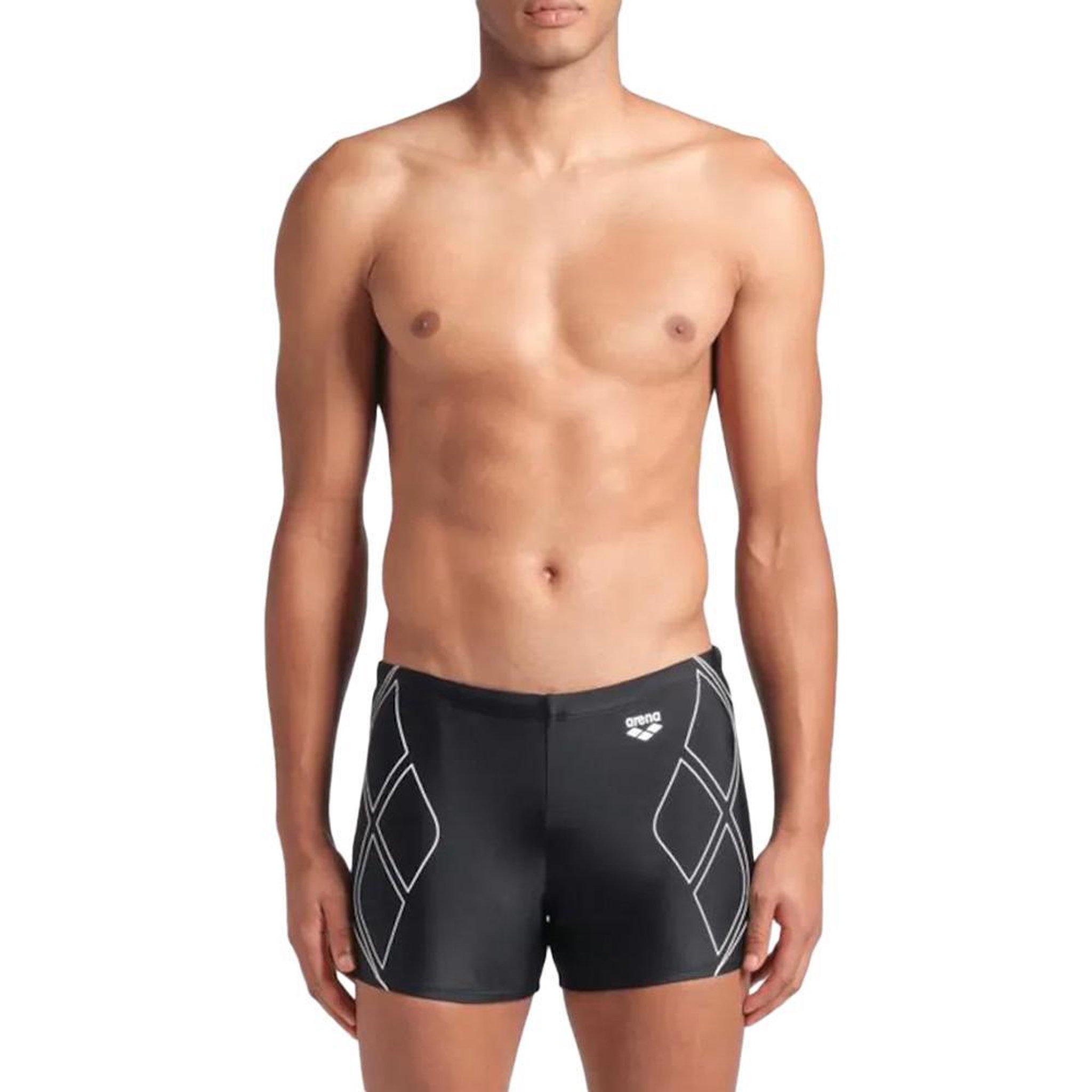 Voir la diapositive 4 : ARENA Short de bain Noir Homme Arena Graphic