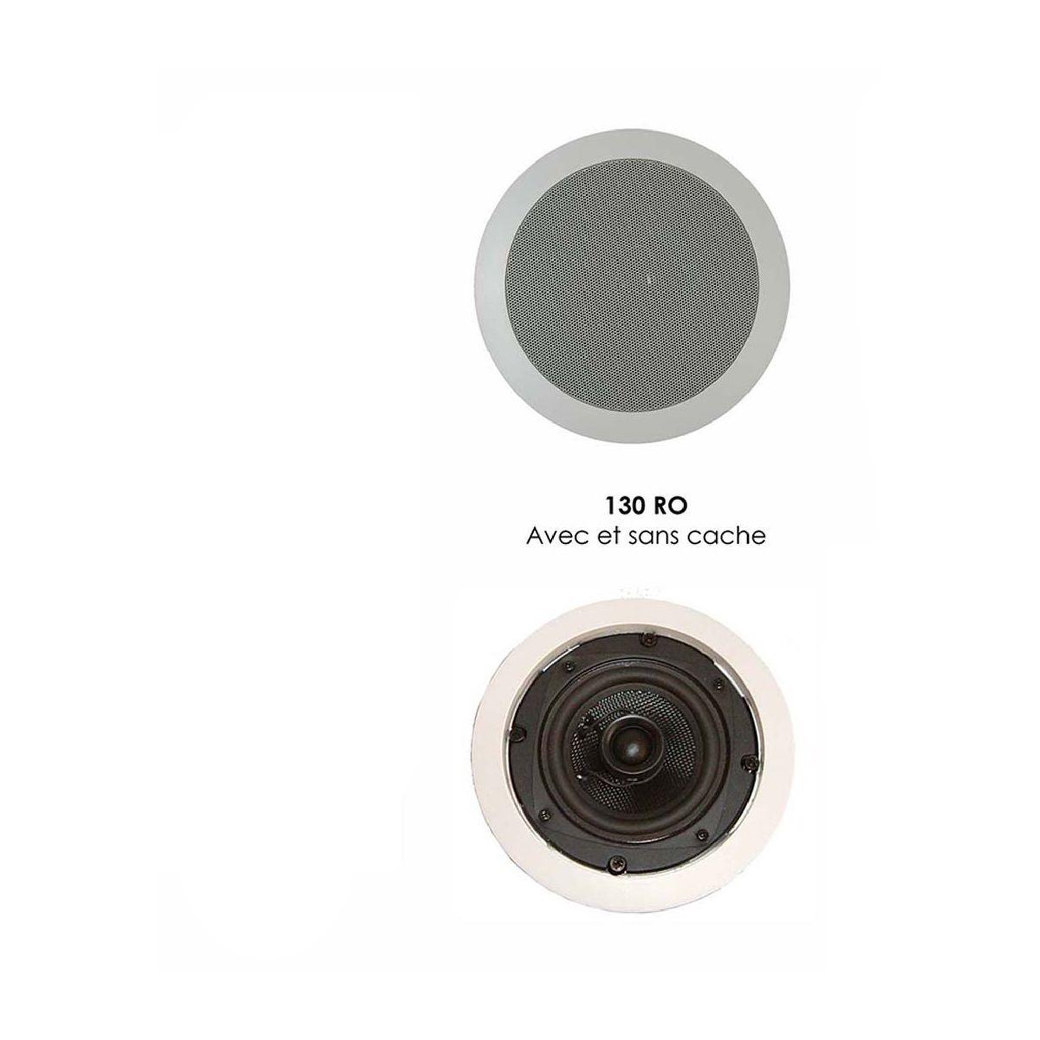 Davis Enceinte encastrable 130 ro blanc