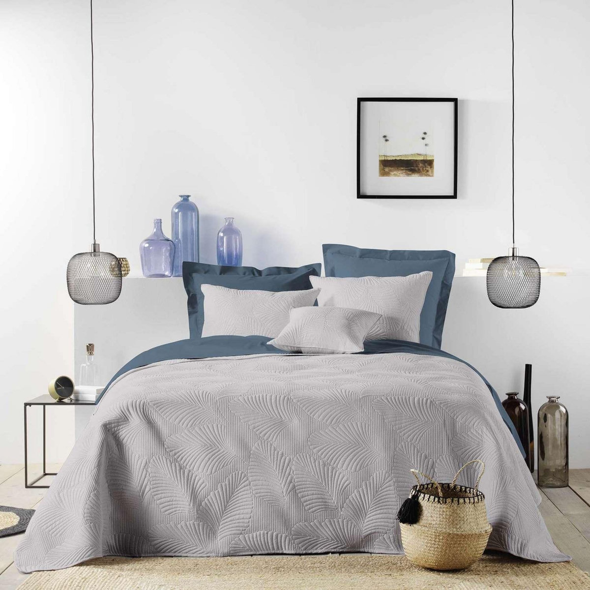 Douceur d'Intérieur Dessus de lit matelassé DEER - Microfibre unie