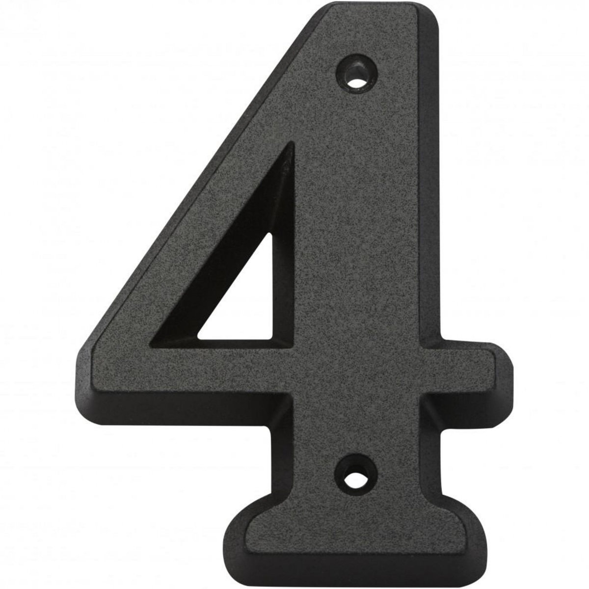 CENTRALE BRICO Chiffre 4 en zamak mat H.8 x l.4.5 cm