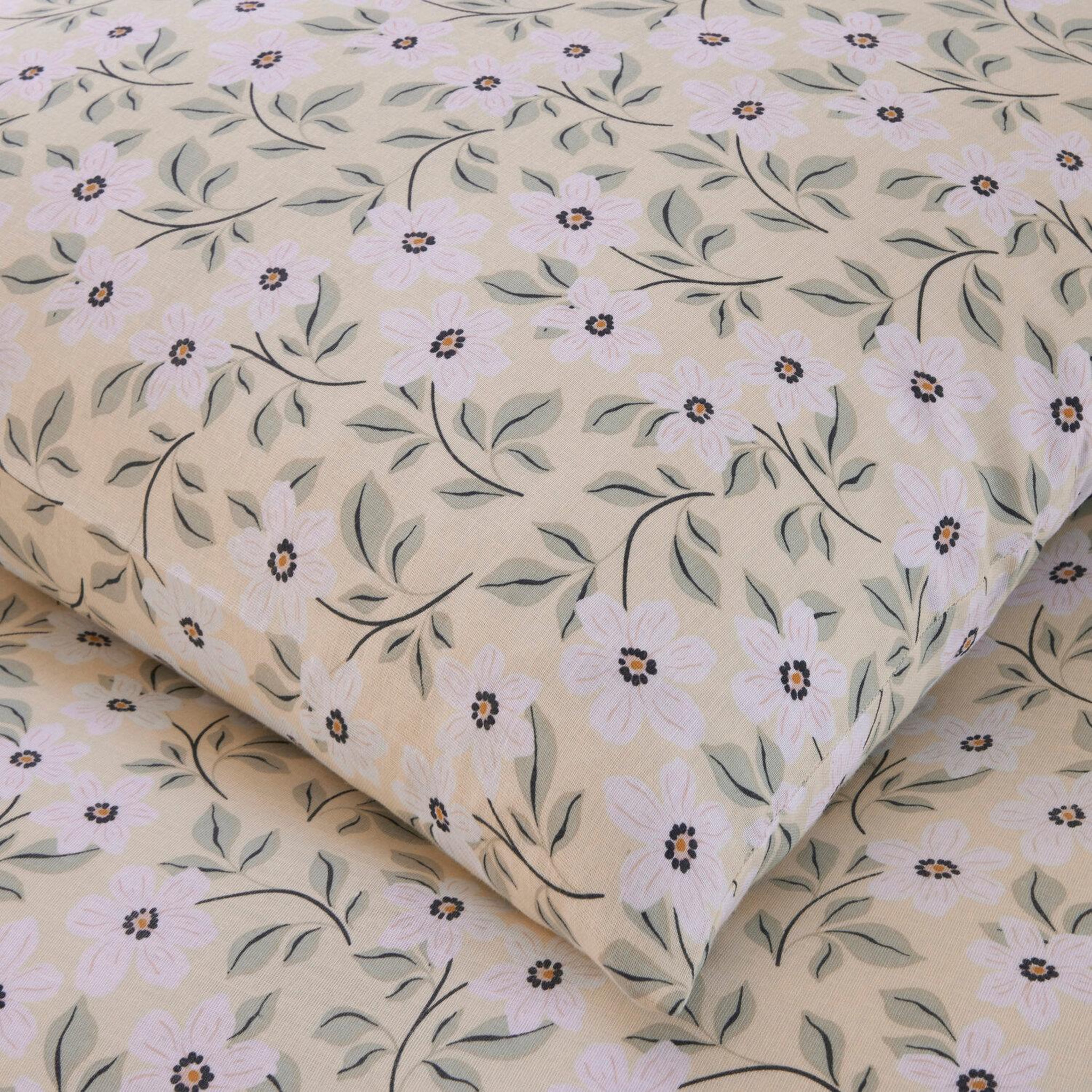 Voir la diapositive 4 : BATON ROUGE Parure housse de couette 100% gaze de coton imprimé loucile