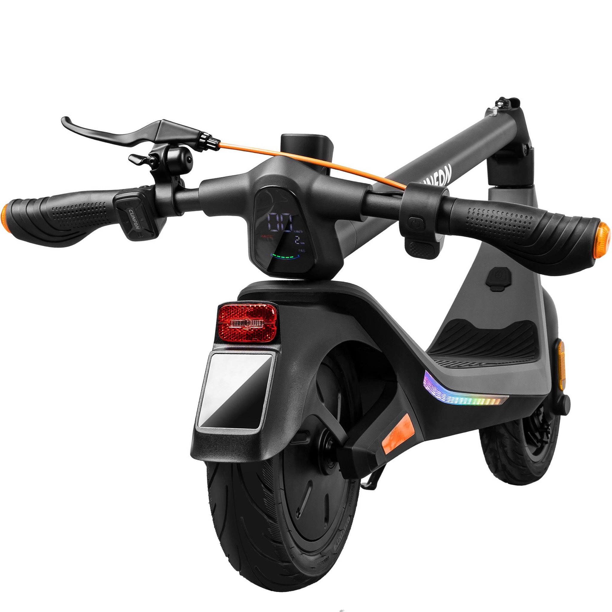 Voir la diapositive 6 : CUNFON Trottinette électrique cunfon rs300, légère, 10 pouces, noire