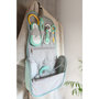 Voir la diapositive 4 : BEABA Trousse de toilette nomade 9 accessoires vert d'eau