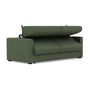 Voir la diapositive 4 : BEST MOBILIER Julia - canapé 3 places convertible express couchage quotidien 140 cm matelas 14 cm en tissu