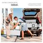 Voir la diapositive 4 : tectake Ensemble de table de camping pliable blanc