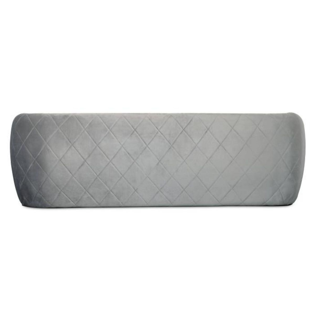 Paris Prix Canapé 3 Places Velours  Marquita  220cm Gris