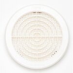 CENTRALE BRICO Grille d'aération abs naturel Diam.14.7 cm