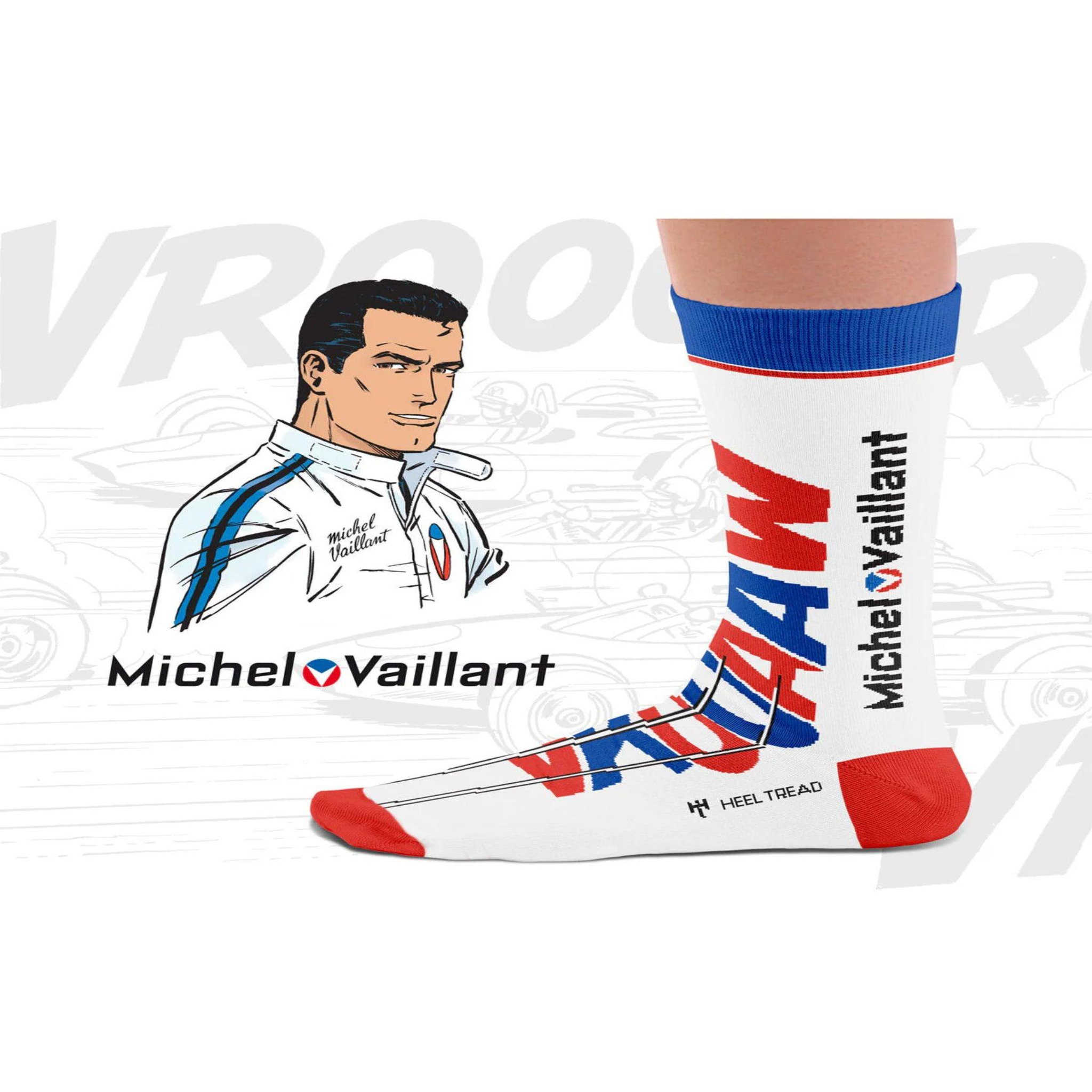Voir la diapositive 3 : SOCK AFFAIRS Chaussettes michel vaillant, vrooom