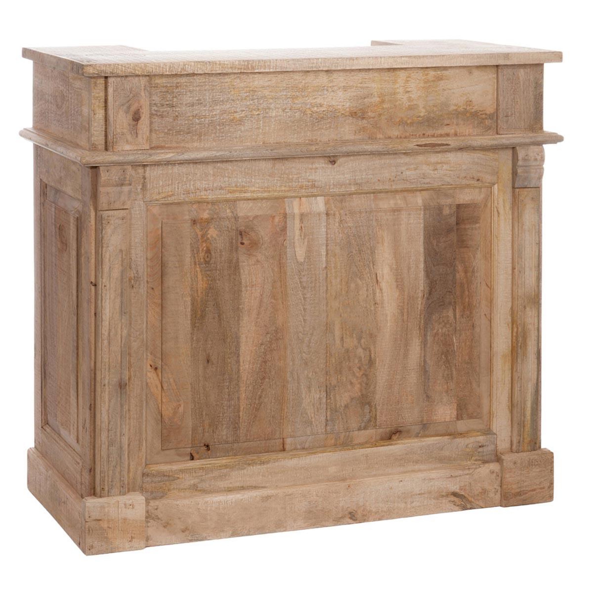 J-LINE Bar en Bois 2 Tiroirs  Theodore  120cm Naturel