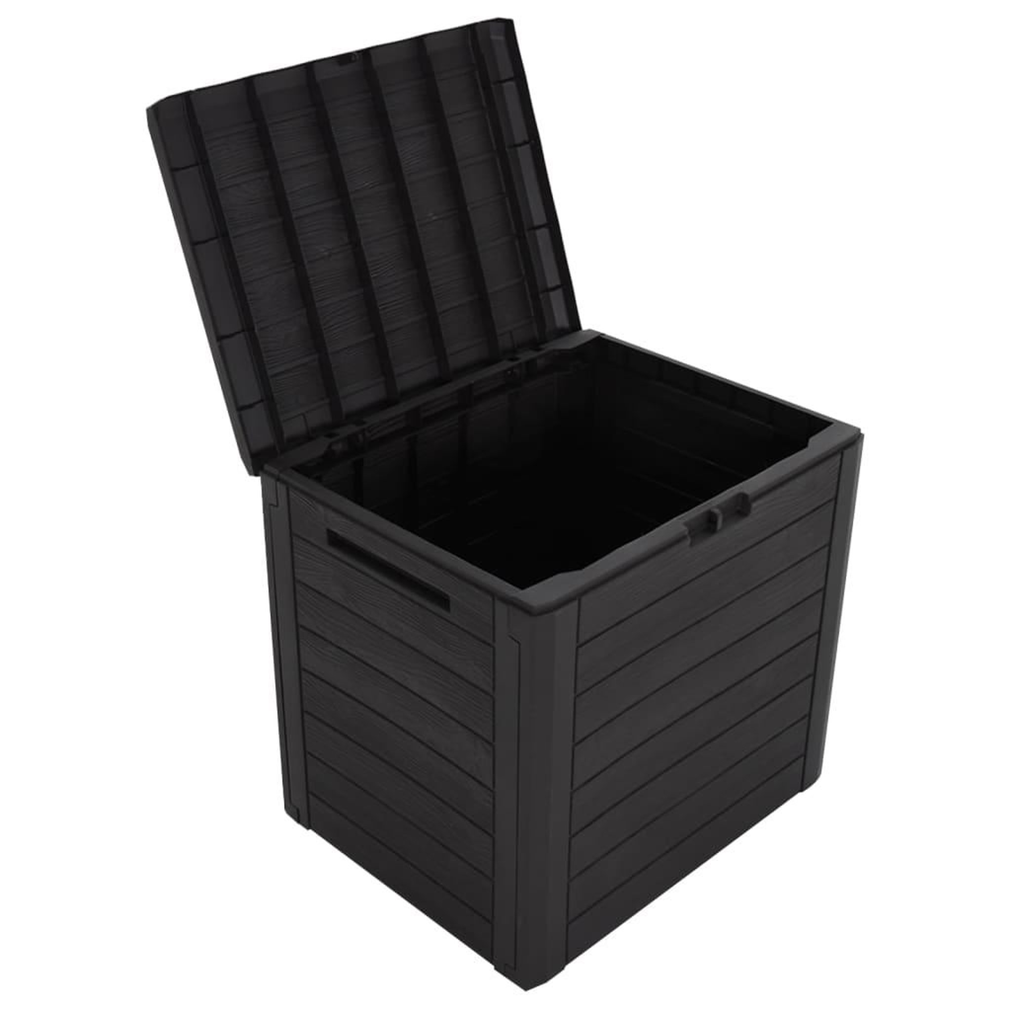 Voir la diapositive 5 : VIDAXL Boîte de stockage de jardin Marron 58,5x46x55 cm Polypropylene