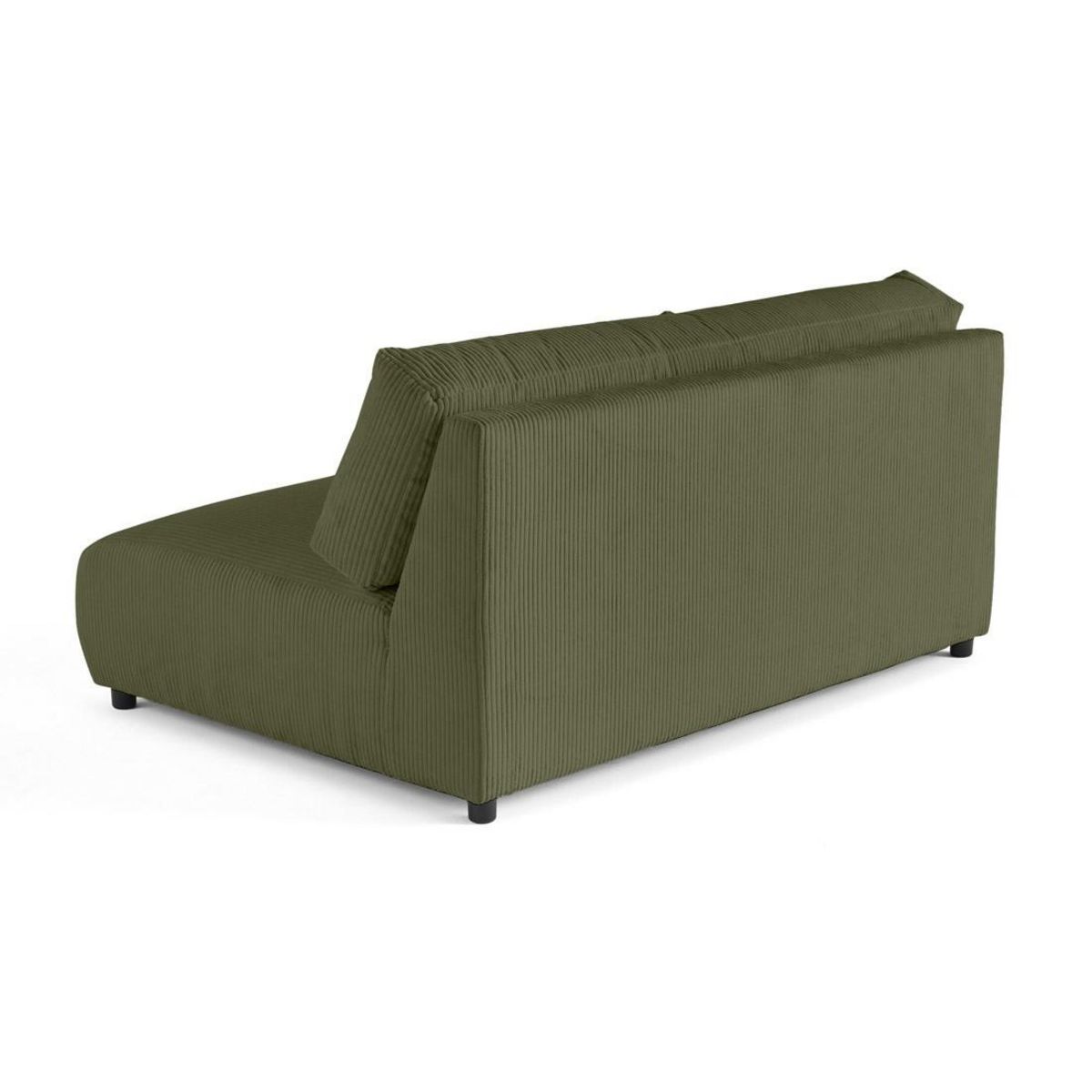 LISA DESIGN Garance - module d'assise 3 places - en velours côtelé