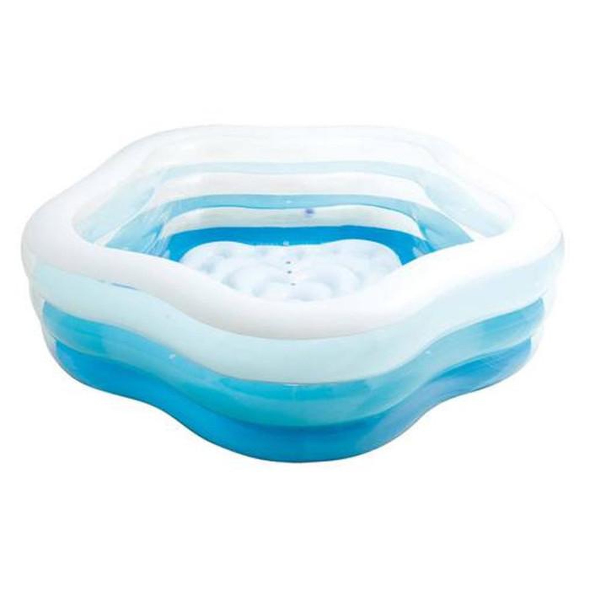 Voir la diapositive 2 : INTEX Piscine gonflable etoile - l. 185 x h. 53 cm - bleu