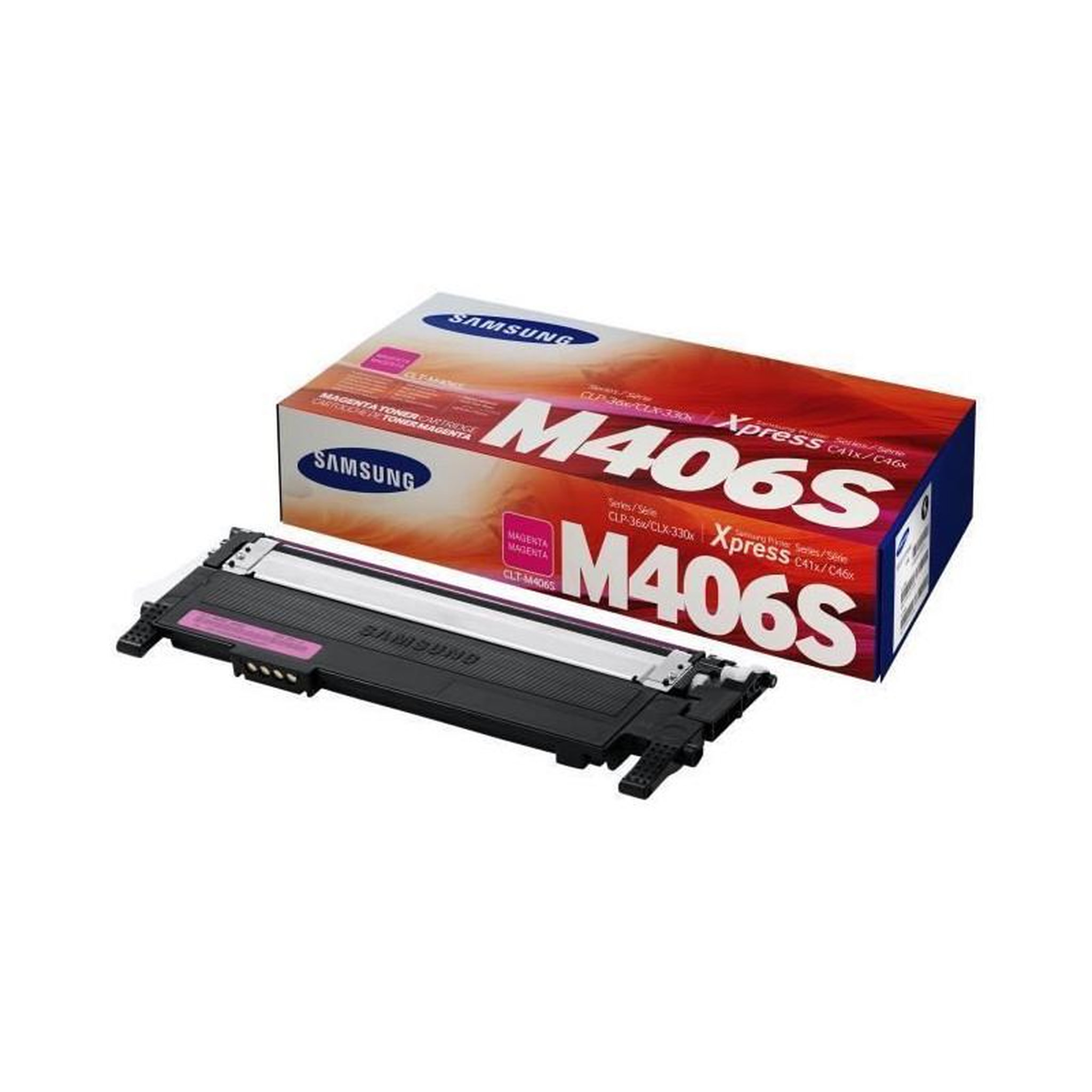 HP Cartouche de toner magenta Samsung CLT-M406S SU252A pour SS062B/CLP-365 CLX-3300/CLX-3305